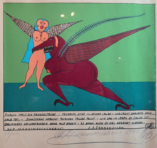 Der Mondfriedenshabicht („Picasso malt die Friedenstaube …")